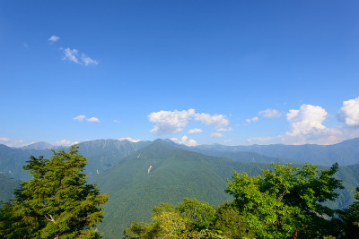 日本长野县饭田市的白边高原