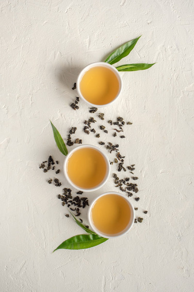绿色的乌龙茶