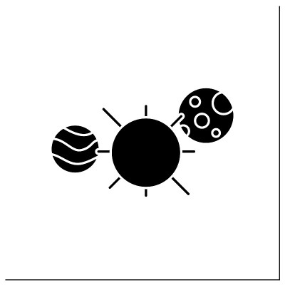 太阳系的字形图标