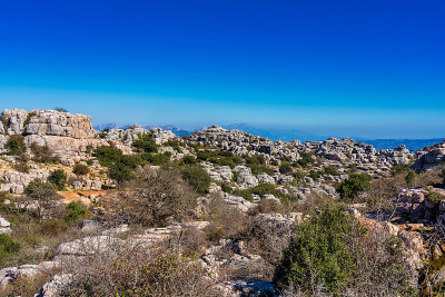 El Torcal de Antequera, Andalusia, Spain，在Antequer