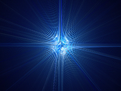 具有波归因的蓝光量子粒子