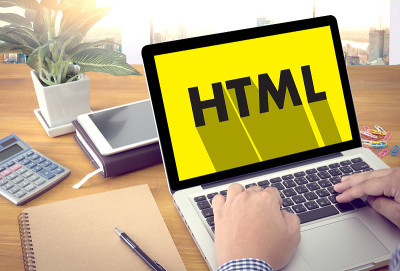 学习HTML，网页开发和网页设计，时髦的长影子平面设计和HTML文字屏幕编程代码Php编程编码网络空