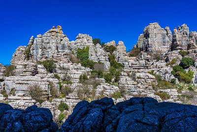 El Torcal de Antequera, Andalusia, Spain，在Antequer