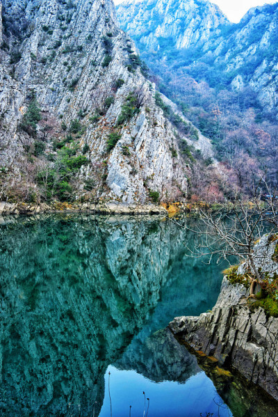 马特卡峡谷的马特卡湖。