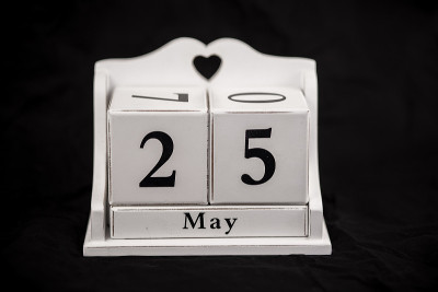 日历立方体5月25日25日