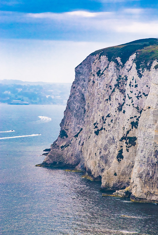 英格兰多塞特的英吉利海峡白悬崖