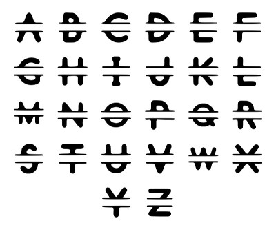 字母名称组合。矢量排版涂鸦设计