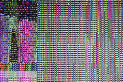 数字故障的像素模式