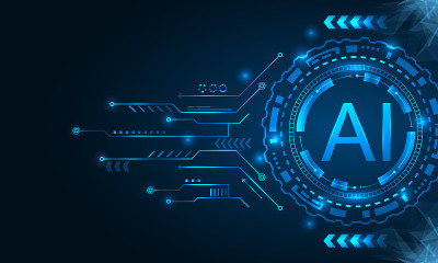 Artificial Intelligence with HUD Elements. AI and 