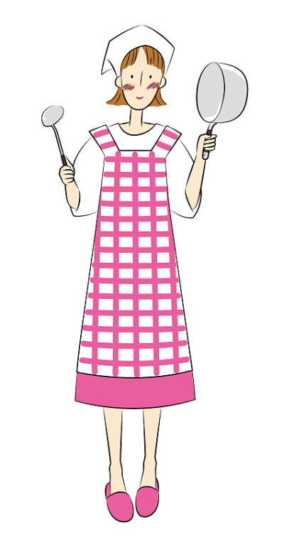 烹饪插图(女)