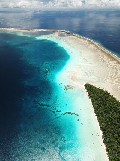 Ant atoll in Pohnpei, Micronesia