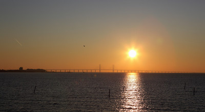 厄勒海峡的夕阳