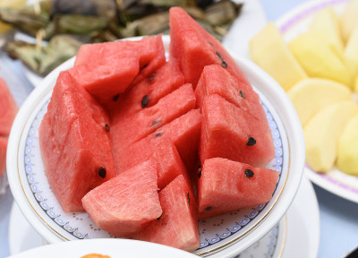 红色的西瓜肉
