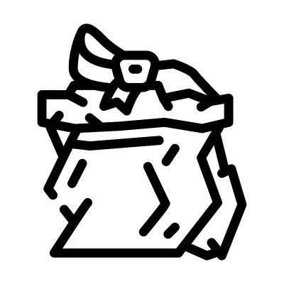 损坏的礼物线图标矢量插图