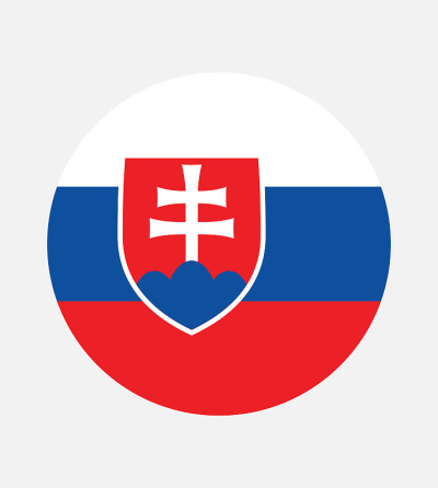 National Slovakia flag, official colors and propor