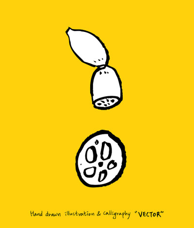 食品菜单插图