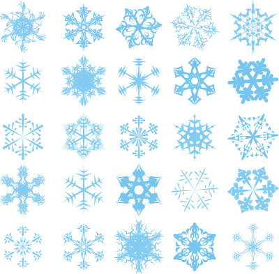 蓝色的雪花