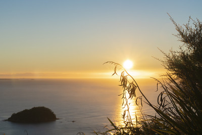 从Mount Maunganui看到的景色