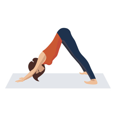 Vector illustration of Sportive beautiful slim you