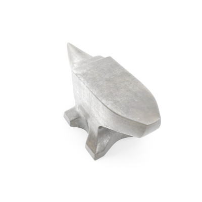 铁砧-一个支持锻造工具，以处理金属在白色背景，3d渲染