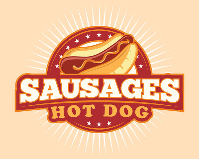 Hot dog logo design
