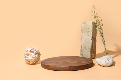 Template, mock up, podium for natural organic prod