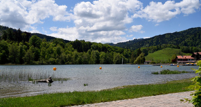 Schliersee，巴伐利亚，德国，湖，水