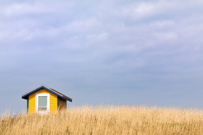 黄色小屋大天空