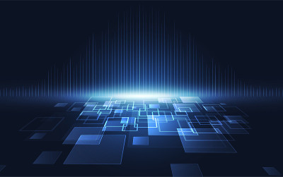 Abstract technology innovation communication conce