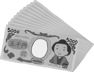 Monochrome Bunch of  Cute hand-painted Japanese 50