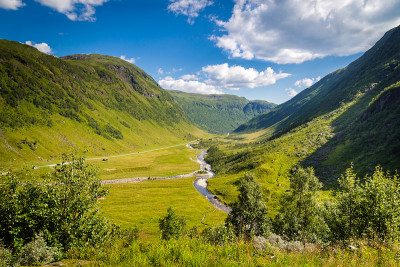 挪威Gaularfjellet国家风景路线