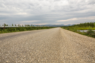 阿拉斯加标志性的道尔顿公路。