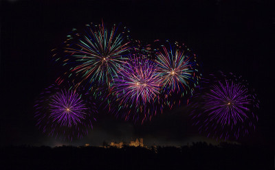 2012年7月14日卡尔卡松节上的烟花