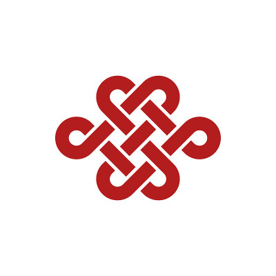 结无限图标设计模板