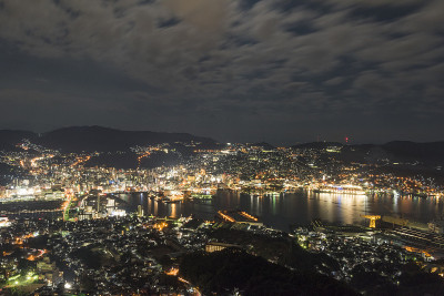 长崎市的夜景