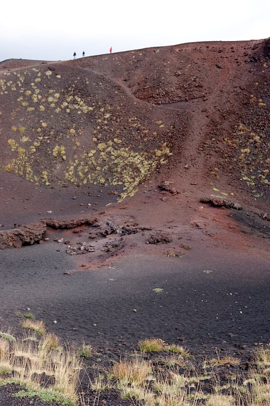 意大利西西里岛的埃特纳火山