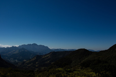 空中山区视图