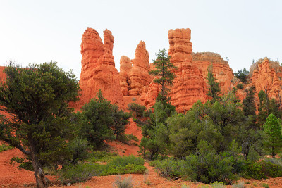 红色峡谷全景，犹他州，美国