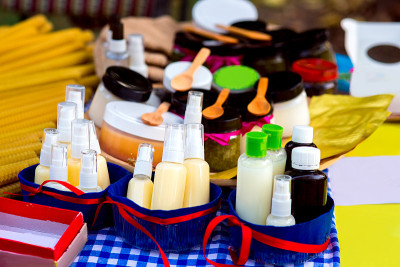 Fair for sale for the natural cosmetics for care o