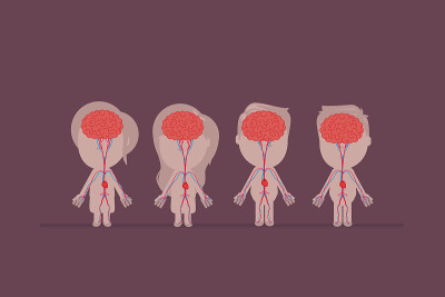 Human body anatomy vector illustration