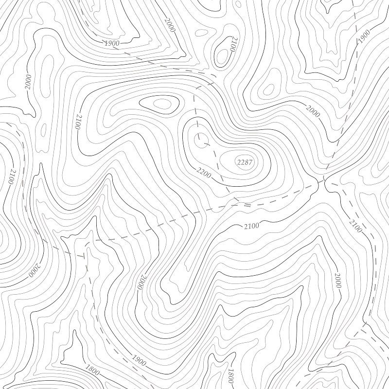 背景地形线等高线地图，地理网格地图。