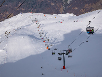 冬季的博尔米奥滑雪场