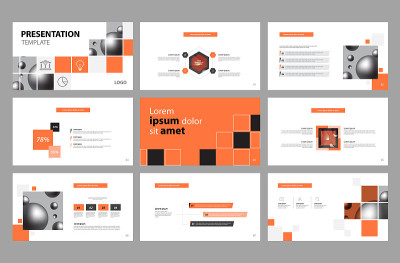 presentation layout design template and use for br