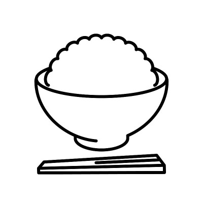 日本煮好的米饭