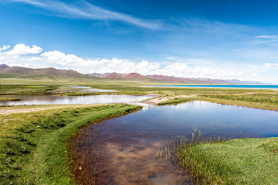 最大的湖泊和湿地位于海拔最高的西藏纳木错