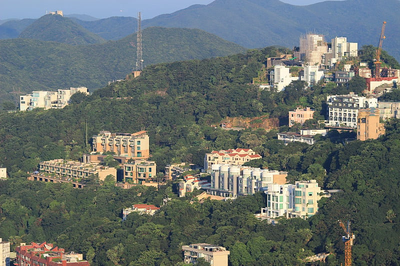 位于香港山顶的住宅大厦