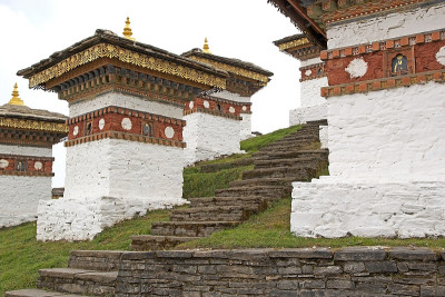 多丘拉山口的Chortens，不丹