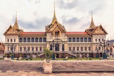 Chakri Maha Prasat在曼谷大皇宫