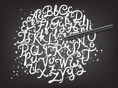 手写字母