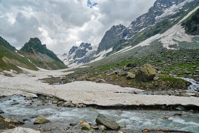 Sonmarg山谷的景色